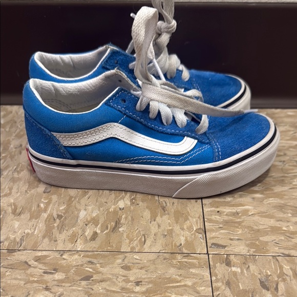 Kids Blue and White Sneakers - Picture 3 of 3